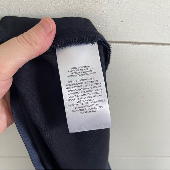 Ralph Lauren Navy Charmeuse Skirt - Picture 7 of 7